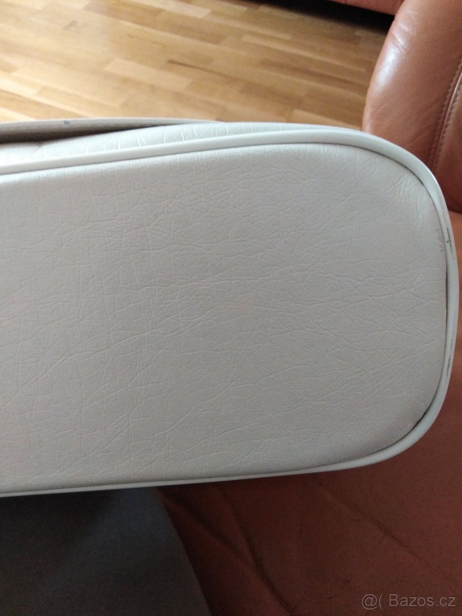 Kabelka béžová s žebrováním - 5