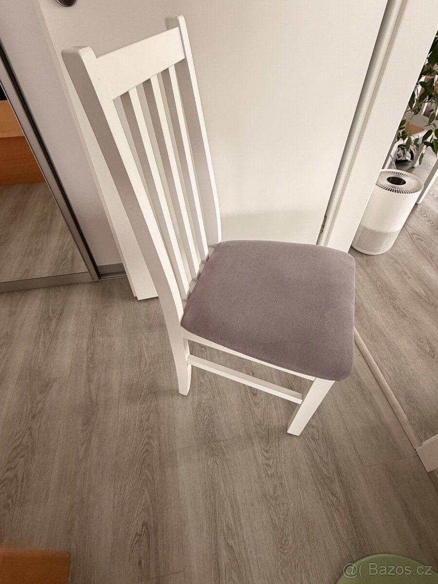 4šedobílé židle sconto nábytek - 5