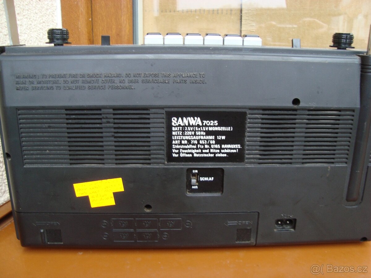 Radiomagnetofon Sanwa - 5