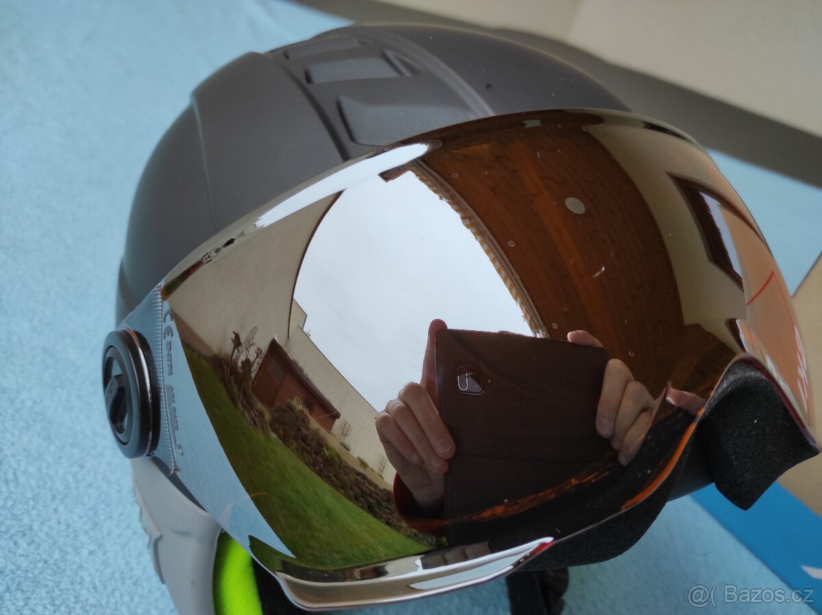 Lyžařská helma s vizorem, Alpina Carat le VISOR HM, 54-58 cm - 5