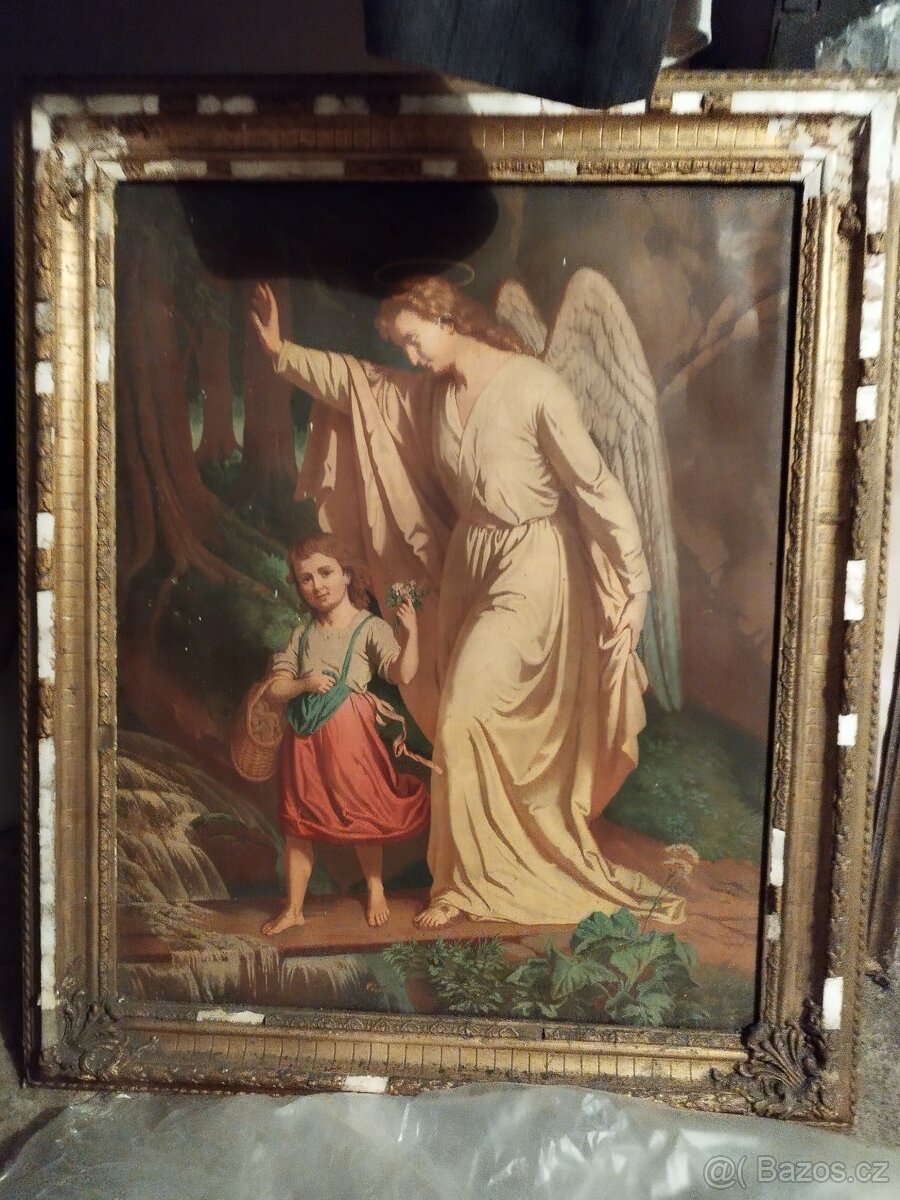 Obrazy, obraz,staré obrazy, zrcadlo, staré zrcadla - 5