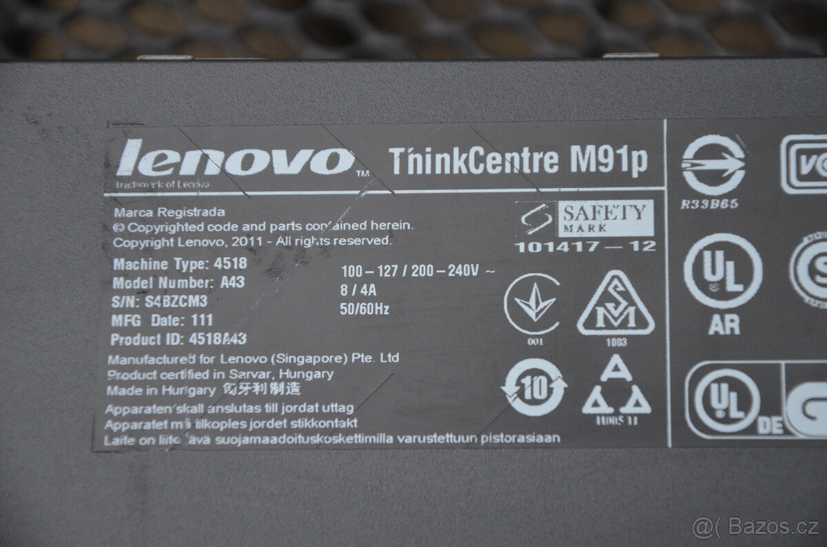 Lenovo ThinkCentre M91p i5/12GB/HDD 500GB - 5