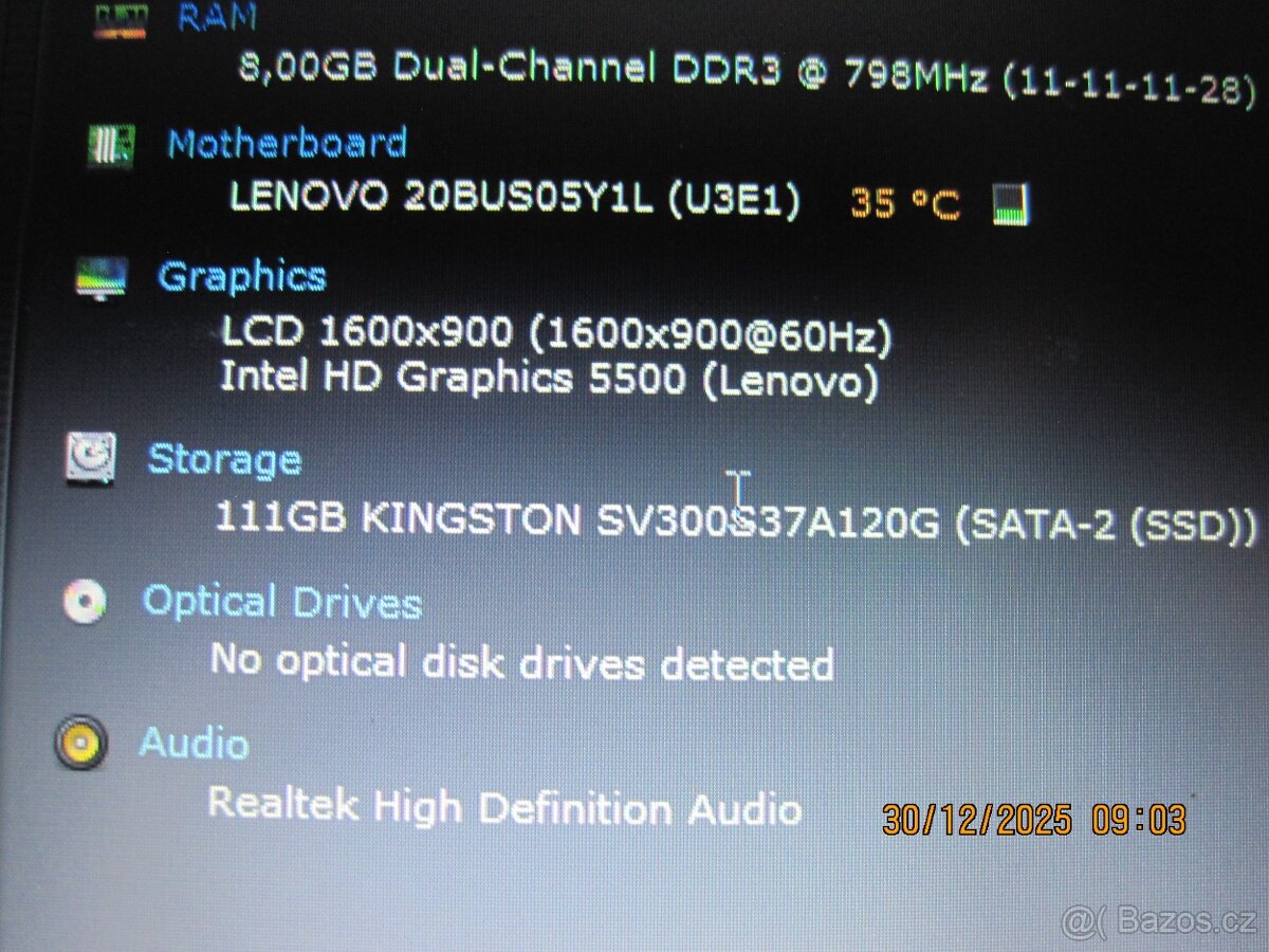 Lenovo Thinkpad T450 i5 - 5