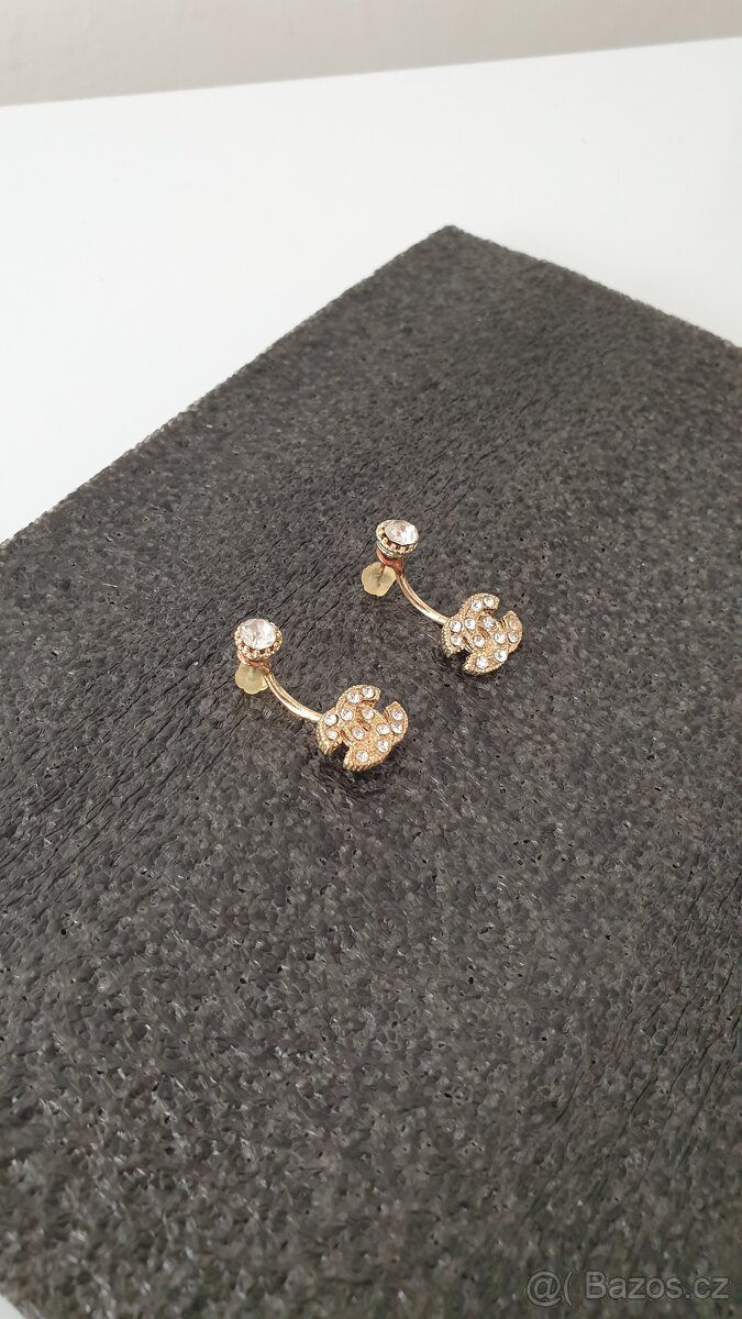 Visací náušnice ve stylu Chanel - 5