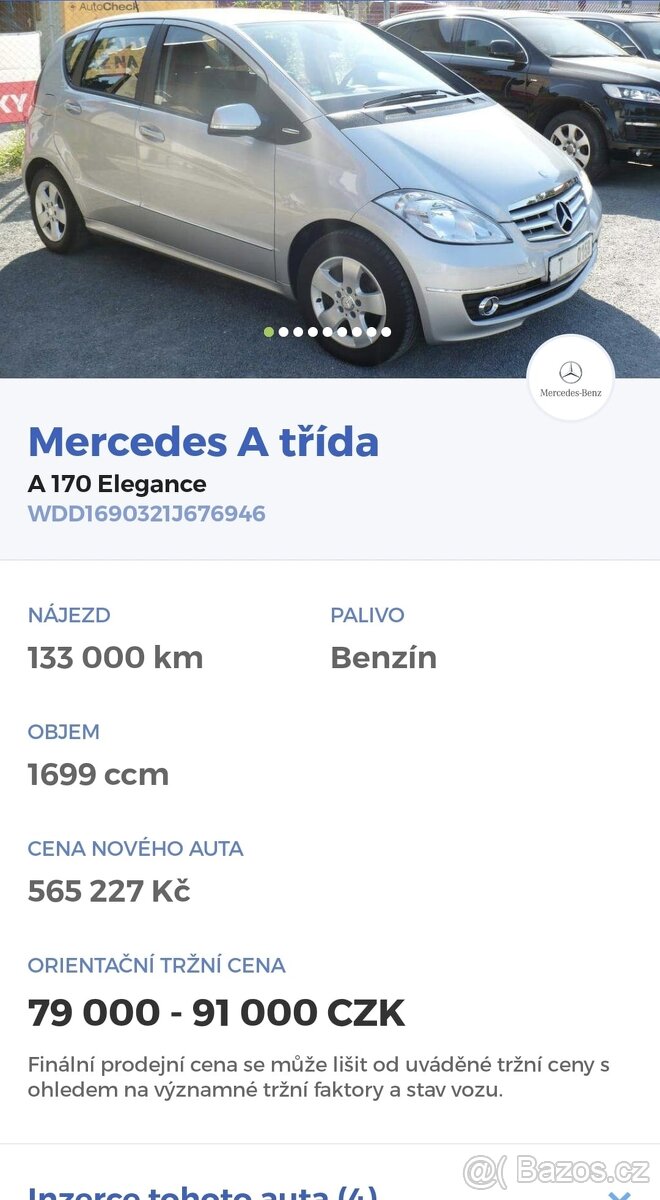 Mercedes Benz A170 Elegance - 5