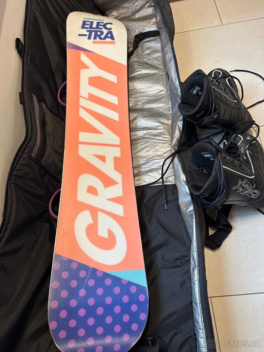 Snowboard + boty - 5