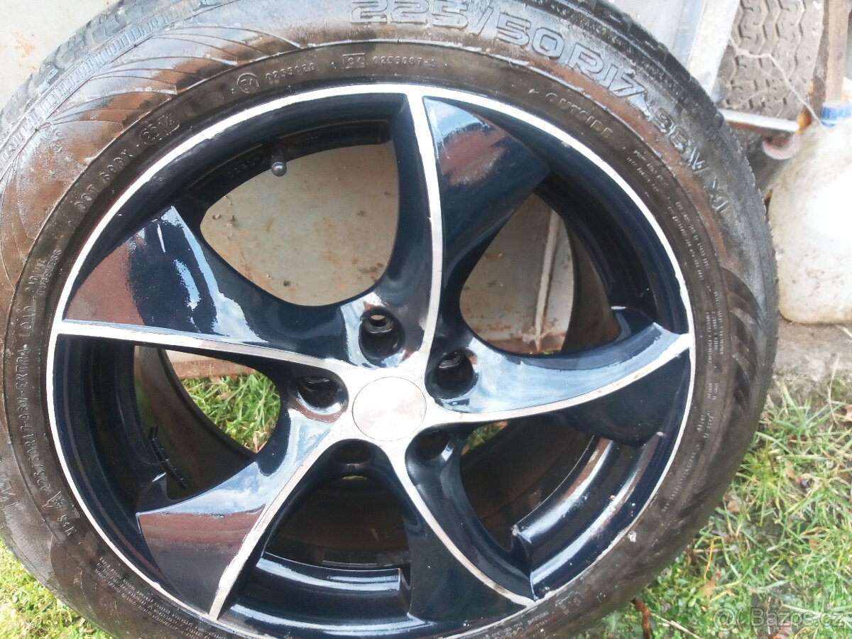 Alu 8 x 17", 5 x 112, obutá kola - 5