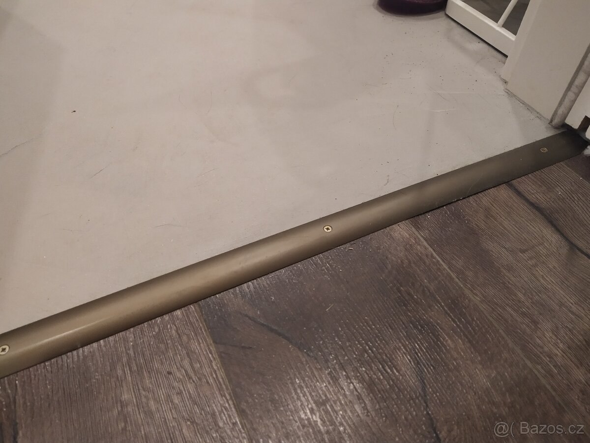 Přechodová lišta šroubovací, nová, 1.7 m, barva champagne - 5