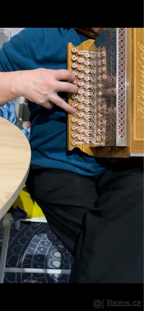 Krásná třířadová heligonka HLAVÁČEK hraje perfektně - 5