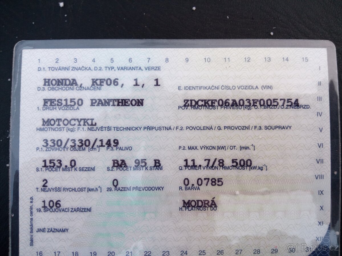 Skútr Honda Pantheon - 5