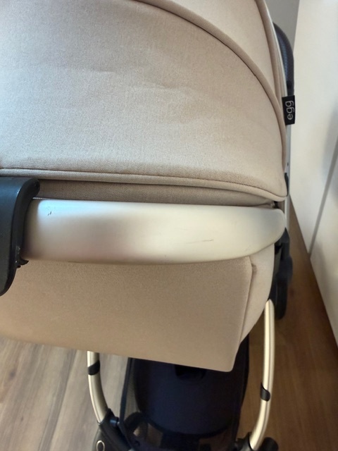 Kočárek Egg 2 set Platinum 9 v 1 Feather/Champagne - 5