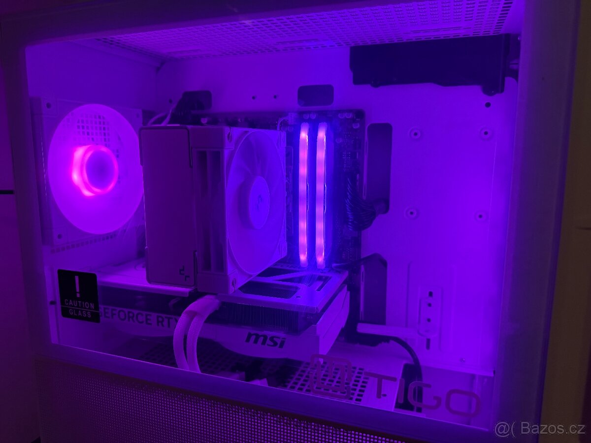 🤍 Herní PC "White Build" | RTX 5070 12G | Ryzen 5 | 32GB D - 5