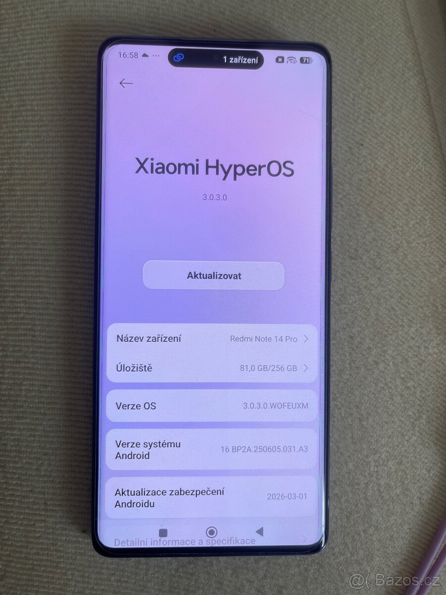 Xiaomi Redmi Note 14 Pro, fialový - 5