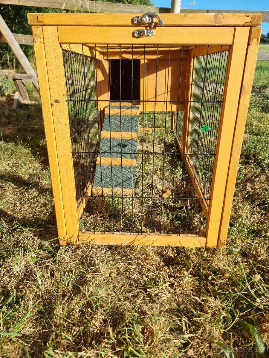 Velká patrová králikárna s výběhem - 5