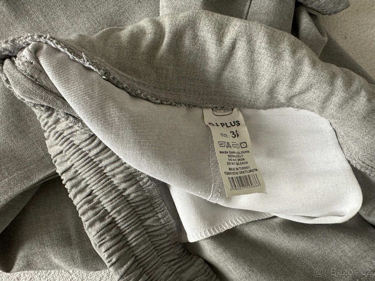 Letní elegantní pánské kalhoty vel. 36 - 5