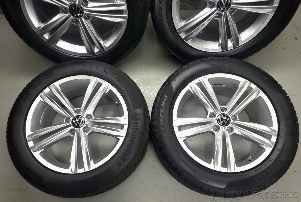 18" Originál VW Sebring 5x112 Tiguan II zimní pneu 5-6mm - 5