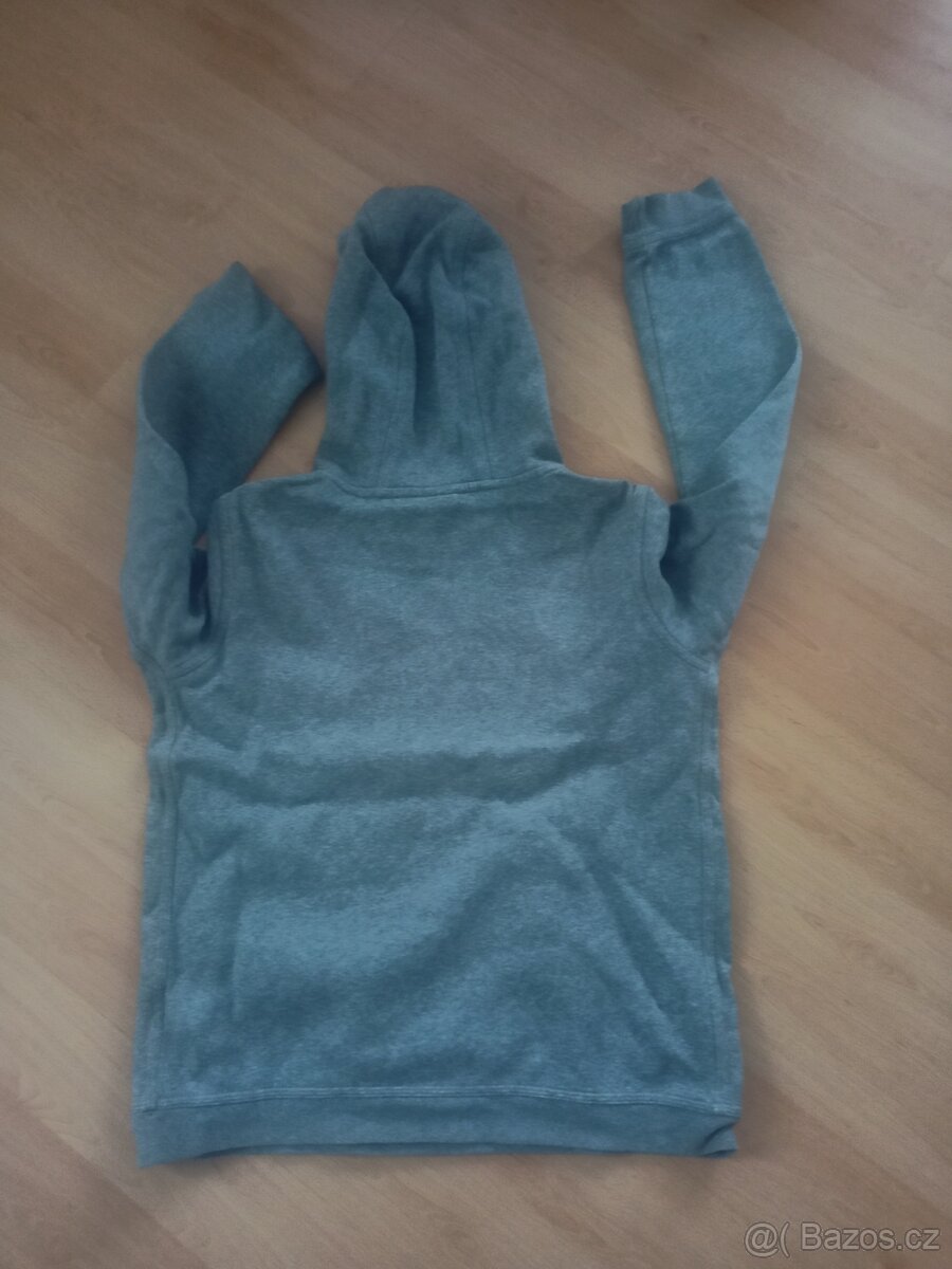 Šedá Mikina (klokanka) Zn. Nike, vel. dětské XL - 5