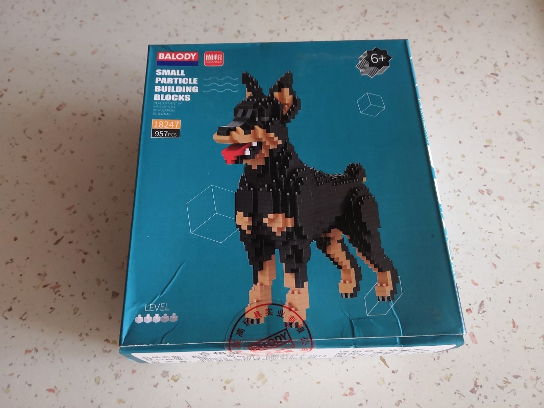 Stavebnice pes Dobrman - 5