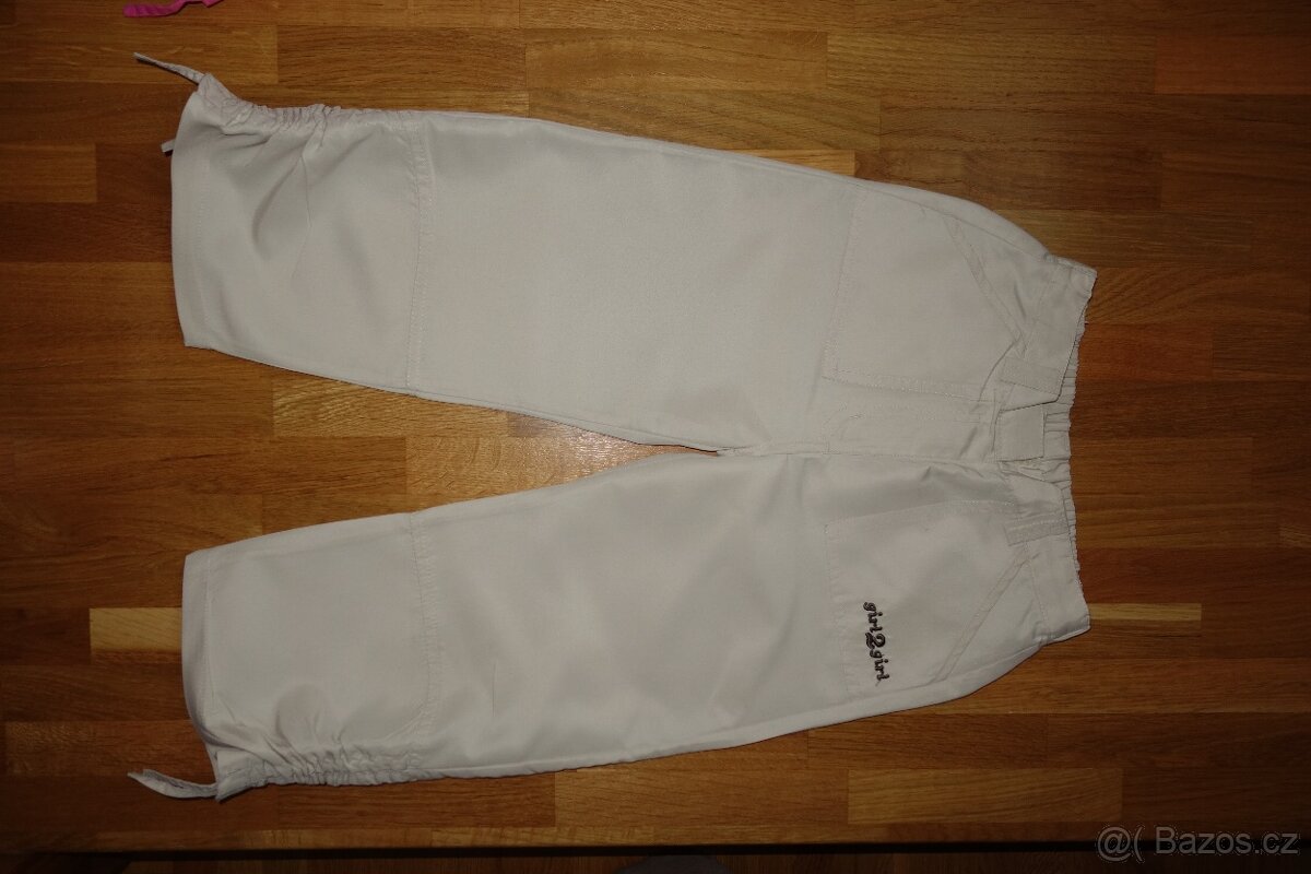 2x kalhoty (i 3/4) pro dvojčata vel.116 - 5