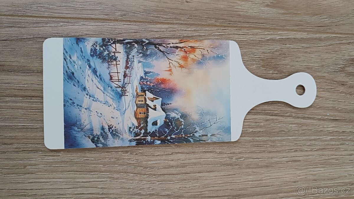 Dekorační prkénka krajina - 5