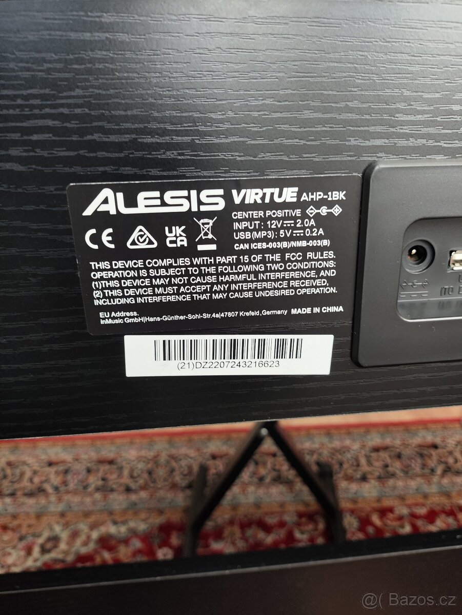 Digitální piano Alesis Virtue Black - 5