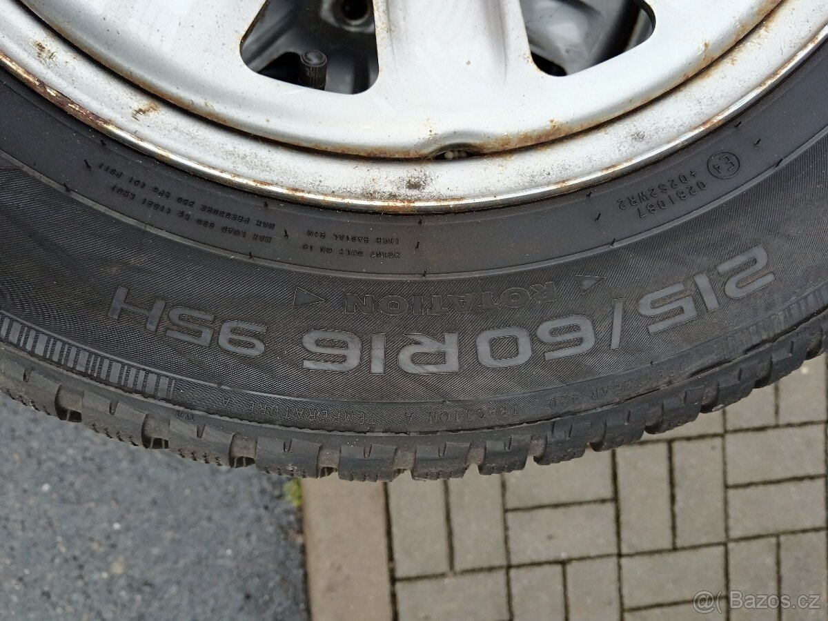 2x IDENTICKA ZIMNI SADA KOMPLET KOL 16" ORIGINAL SKODA - 5