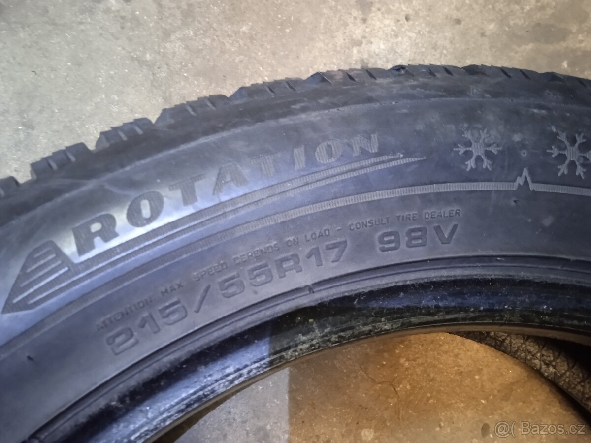 215/55 R17 zimní - 5