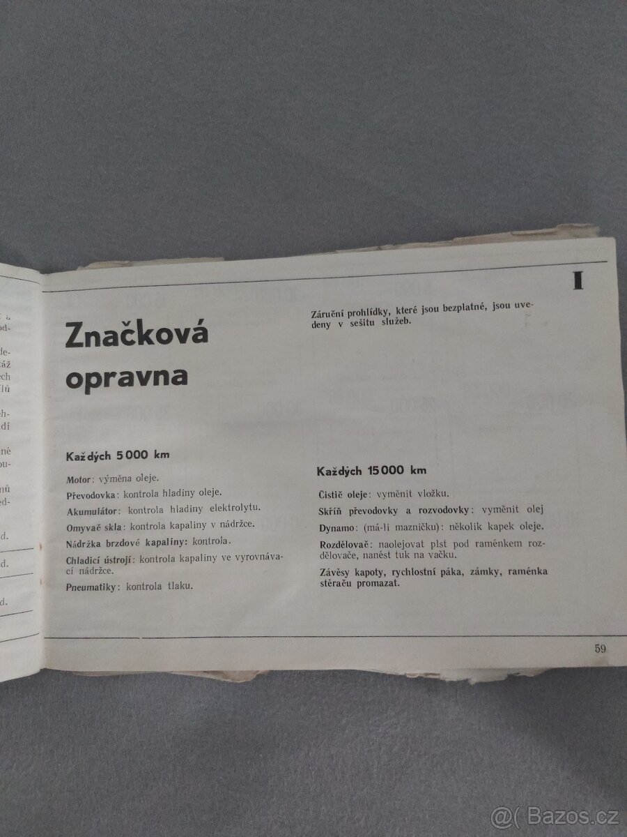 Český návod k obsluze Dacia 1300 (UAP, Rumunsko) - 5