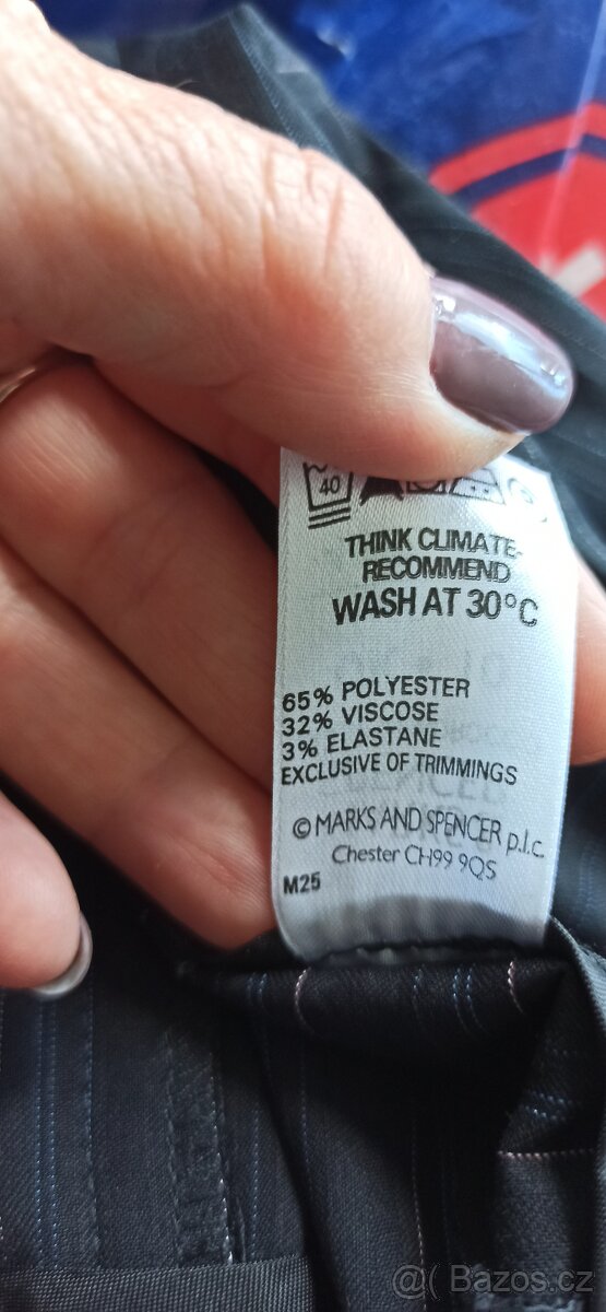 Společenské kalhoty M&S, vel. 38 - 5