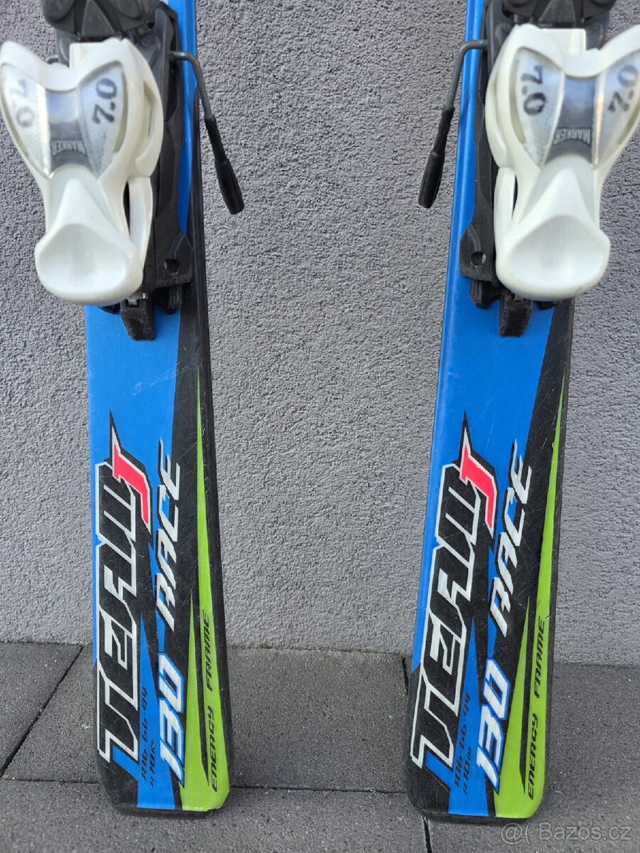 Lyže NORDICA TEAM, 130 + lyžáky - 5