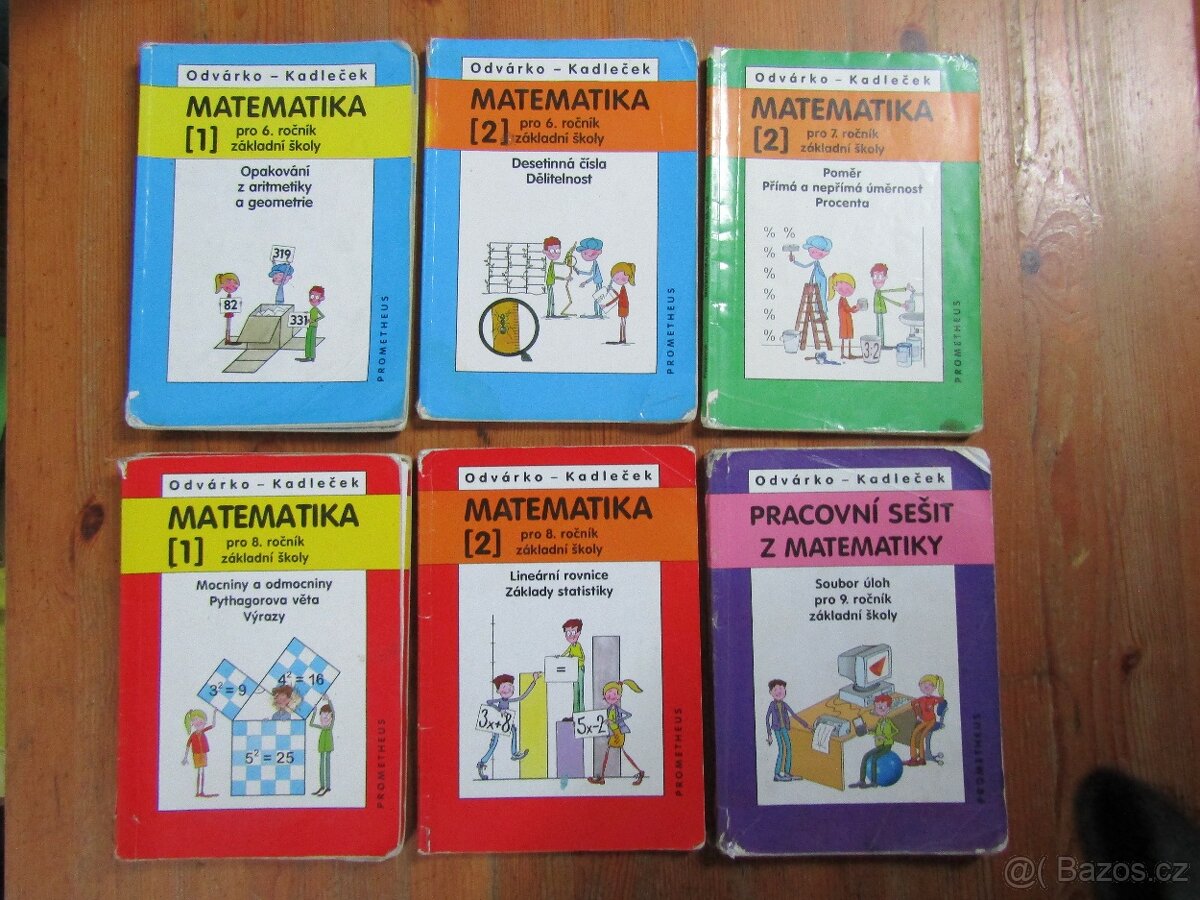 Staré učebnice - atlasy, matematika, čtení aj. - 5