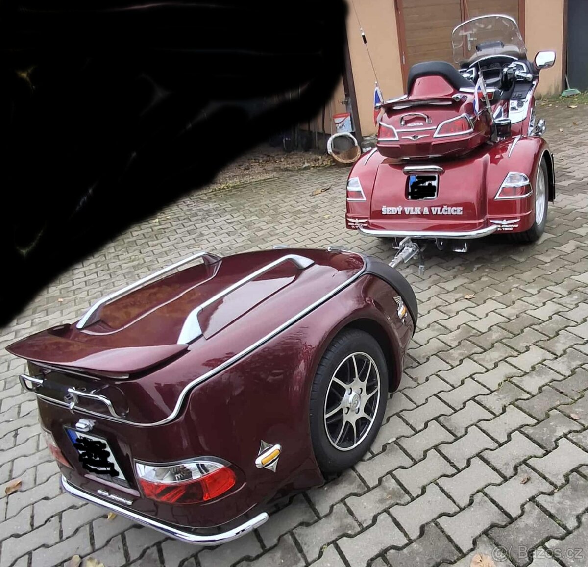 Prodám Hondu GL 1800 trike s vozíkem - 5