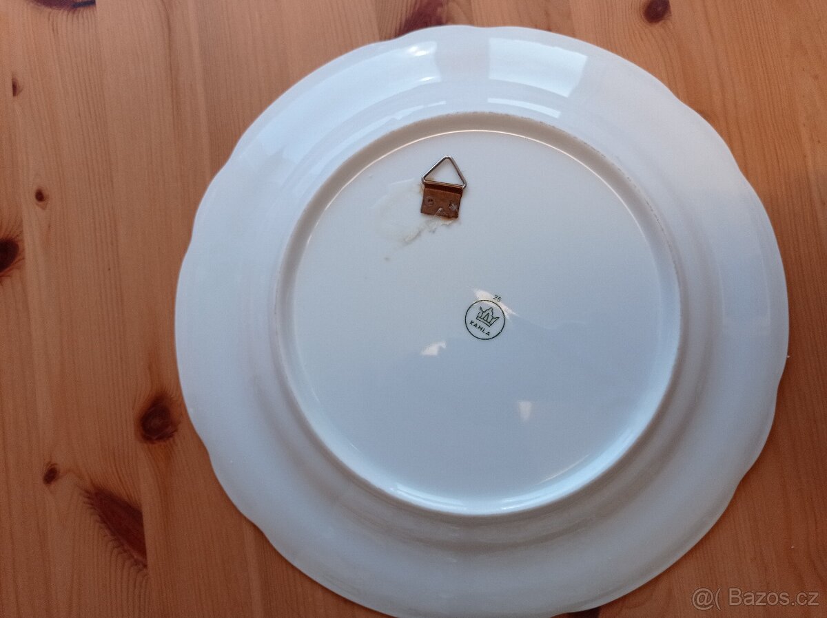 Retro dekorativní vánoční talíř Kahla - 5