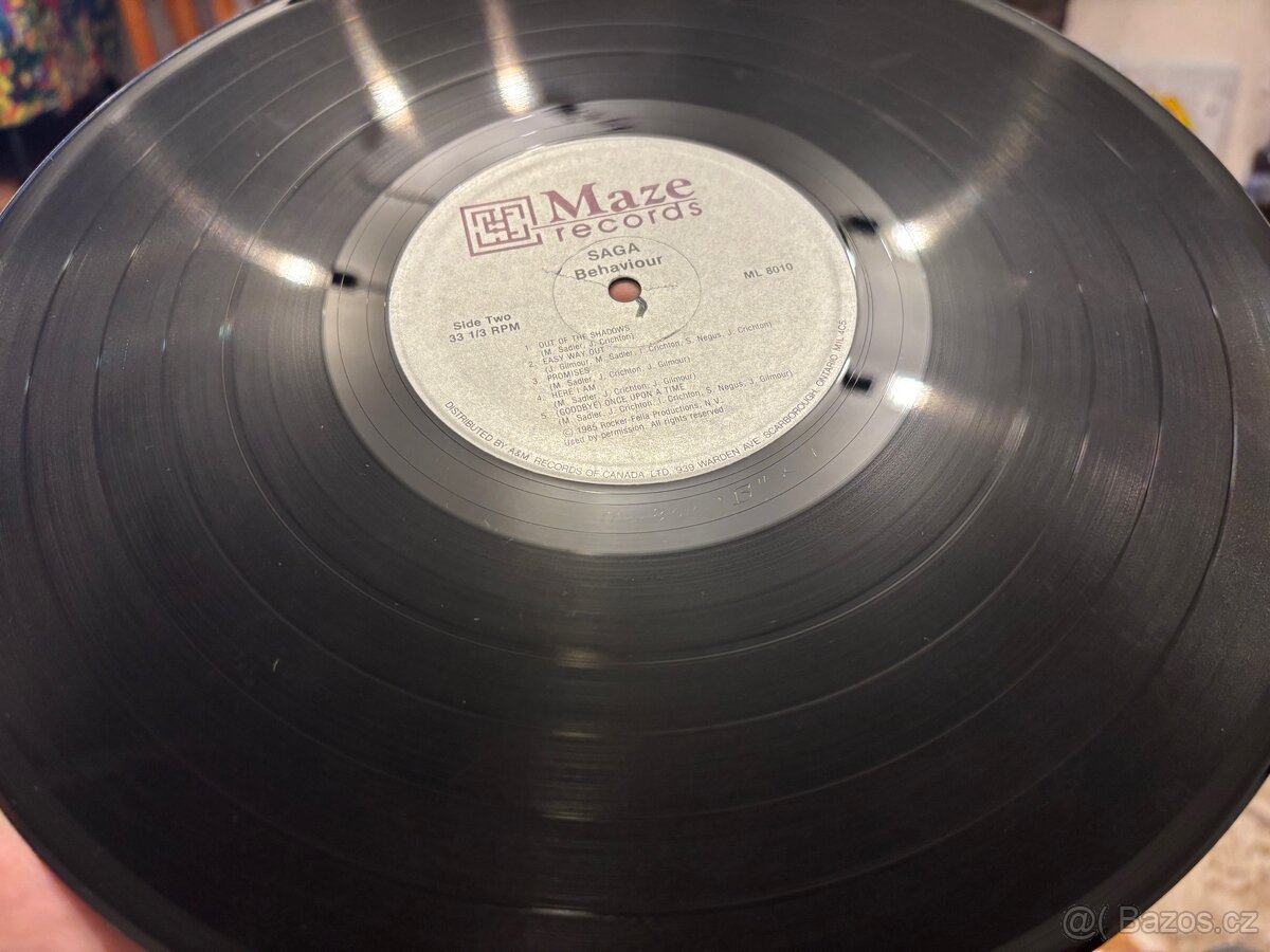 Saga — Behaviour. LP - 5