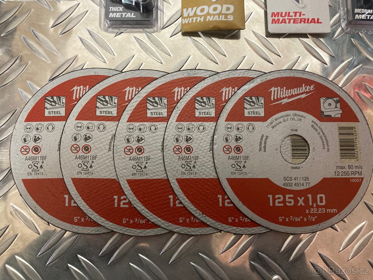 Plátky a kotouče Milwaukee - 5