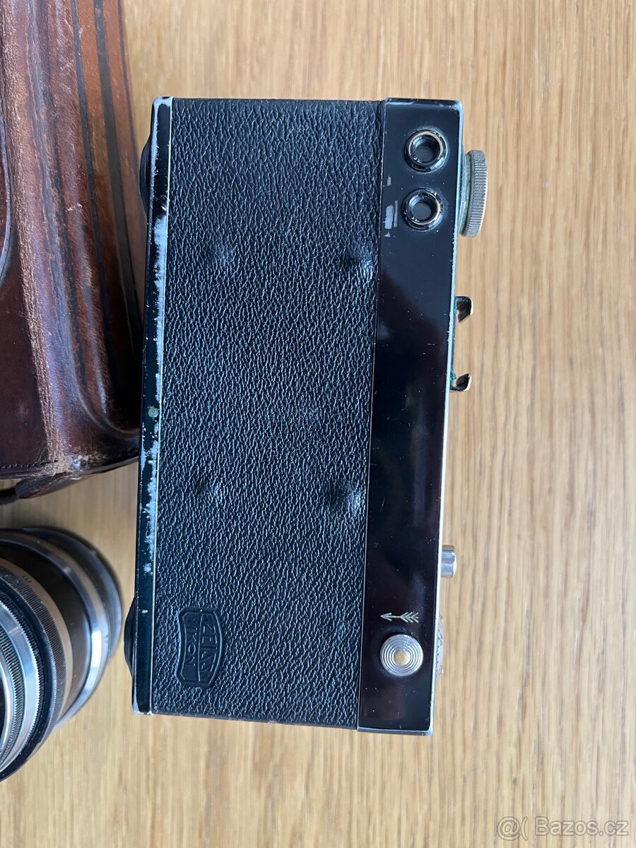 Contax Ia + Sonnar 8.5cm f2 + Tessar a obal - 5