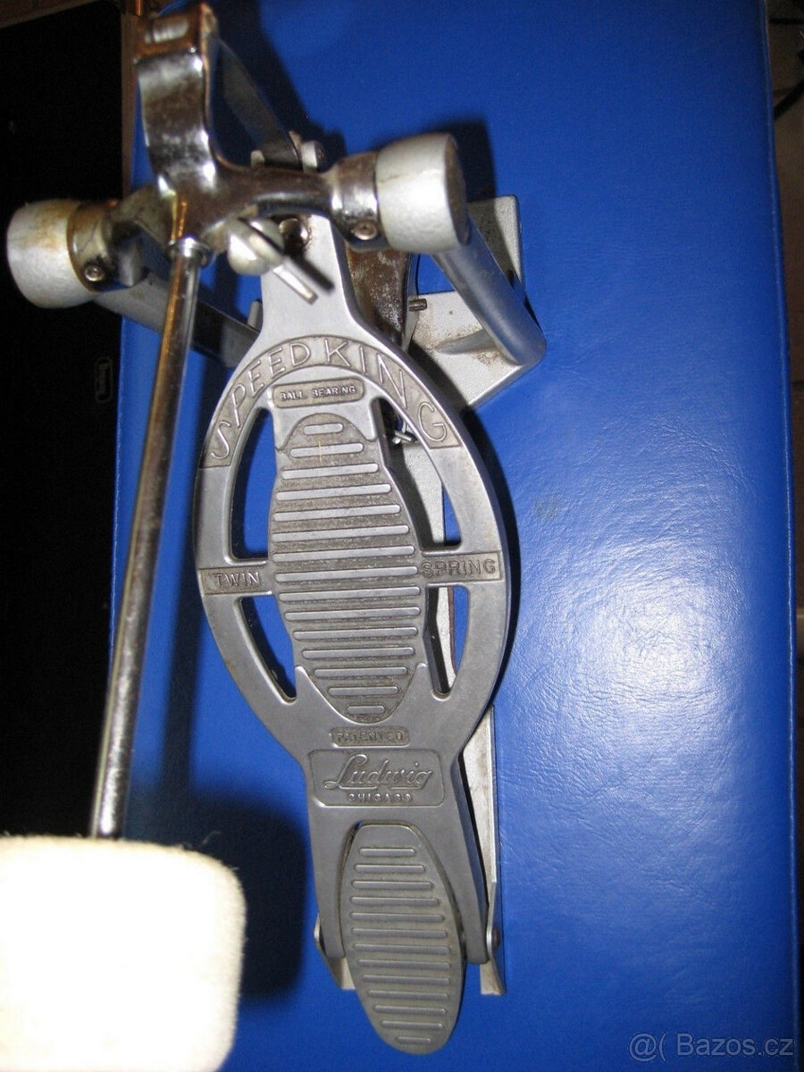 Bicí sada Ludwig Clear Vistalite, 1. série z roku 1972 s mal - 5