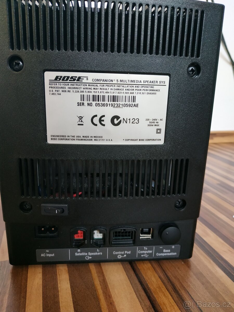 Predám aktívne stereo 2.1 repro Bose Companion 5 - 5