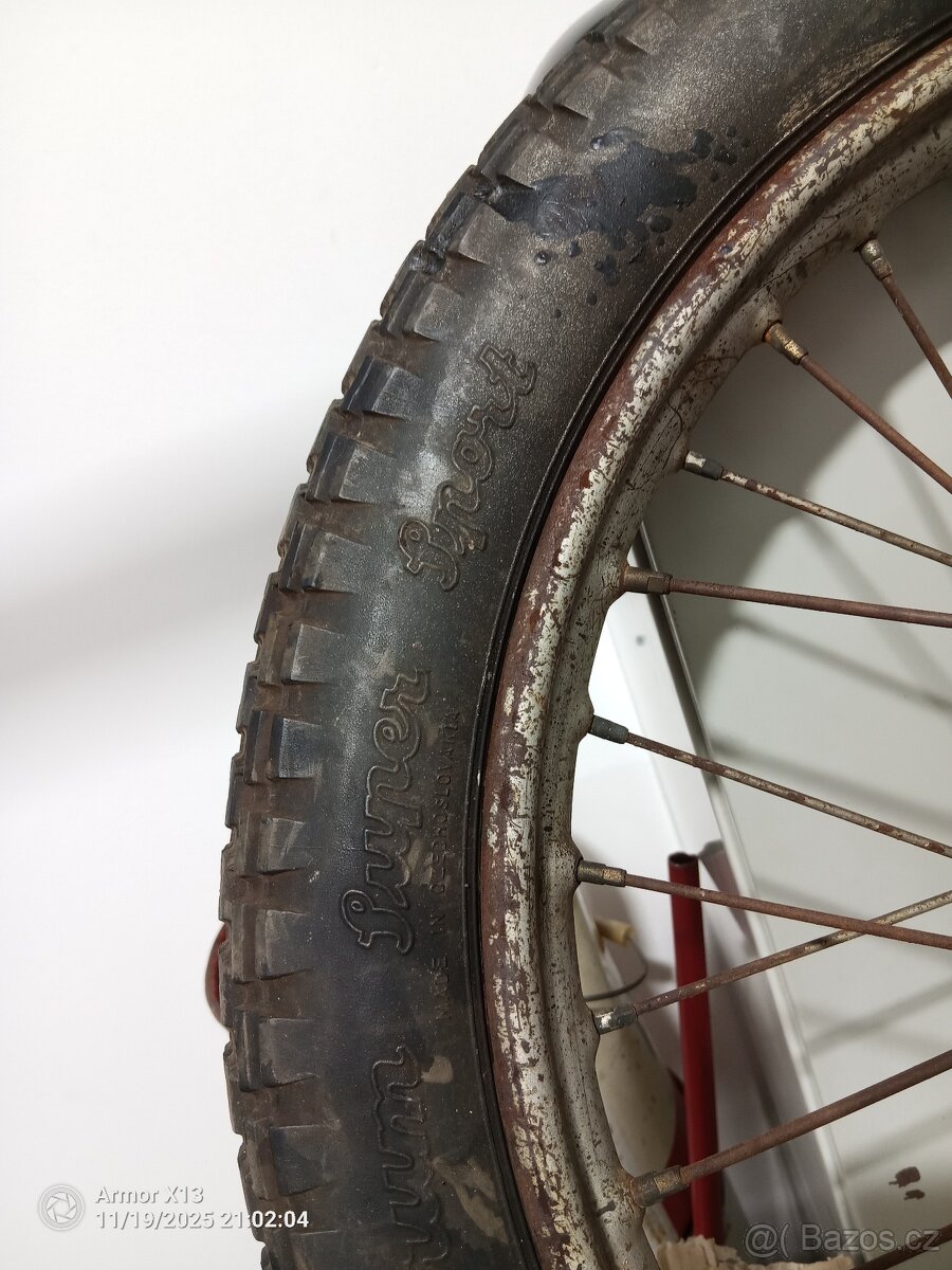 Jawa 250, 350 pérak zadní kolo včetně pláště - 5