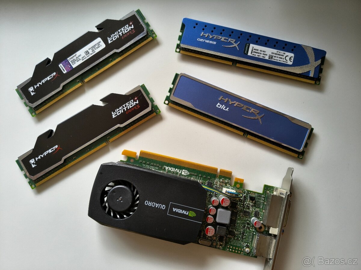 NVIDIA QUADRO 600 1GB + 16GB DDR3 - 5