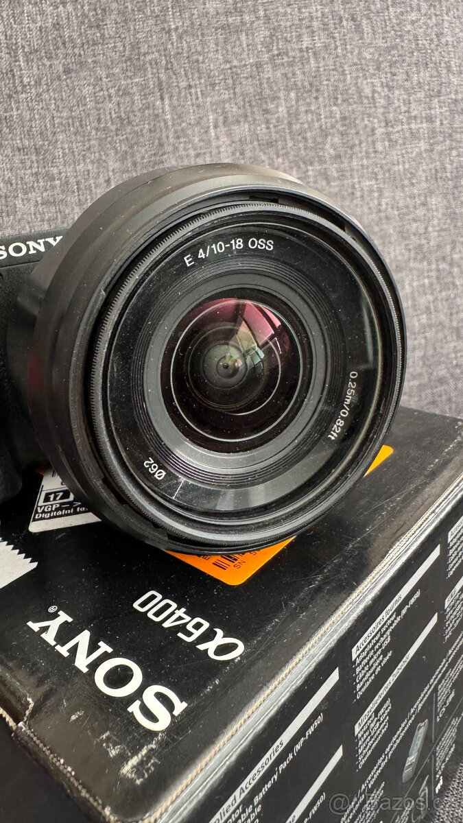 Sony A6400 + Sony 10-18 + Sony 16-50 - 5