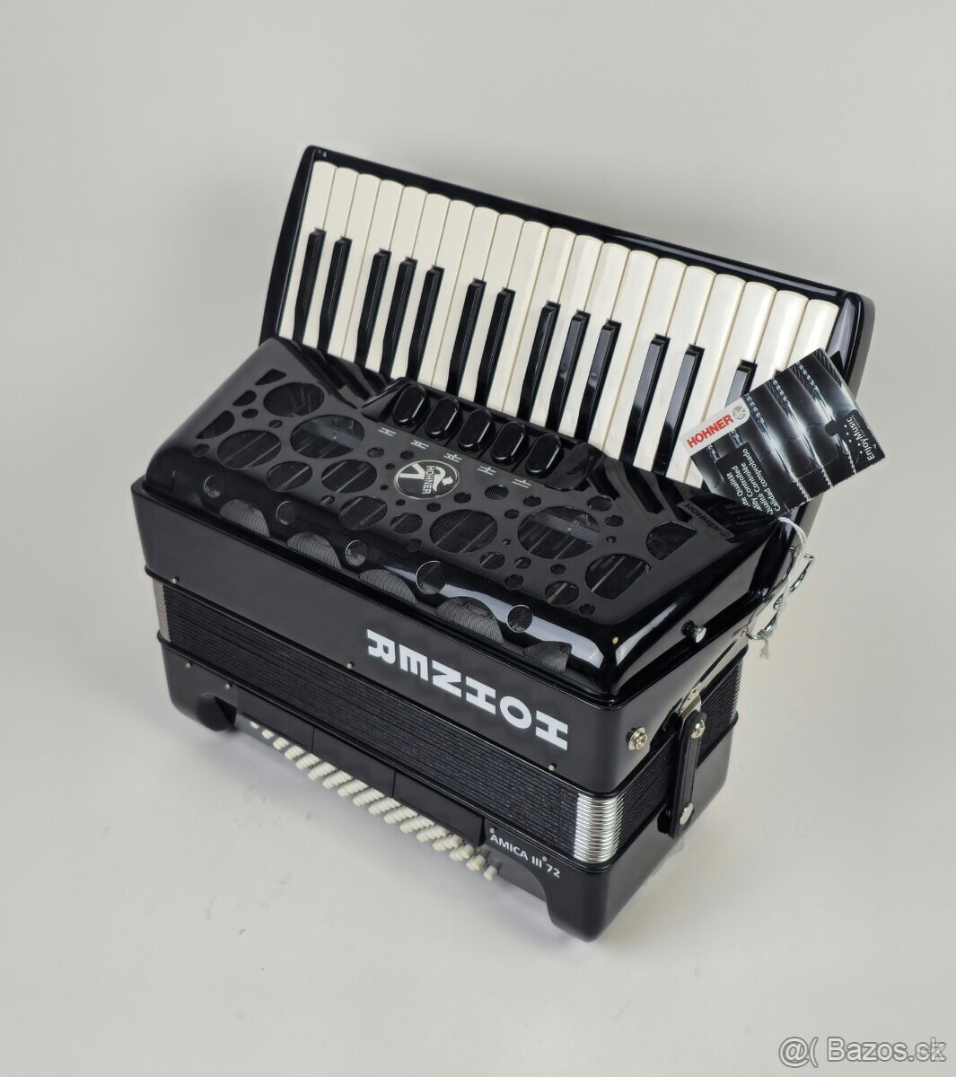 Nový akordeón Hohner AMICA III, 72bas, 3 hlas + záruka - 5