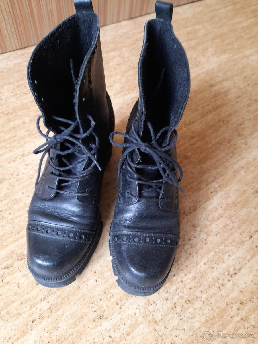 zimní šněrovací boty - 5