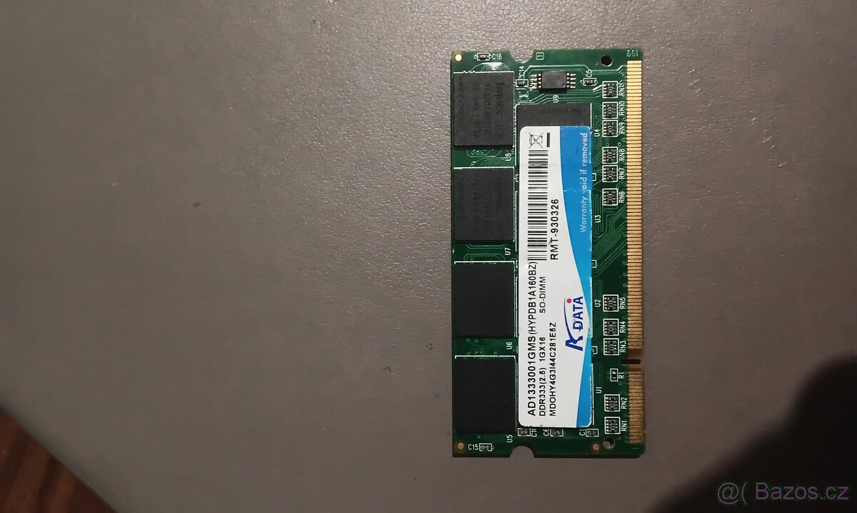 RAM paměť 2x 4Gb DDR4, 1X 16 Gb DDR3 - 5