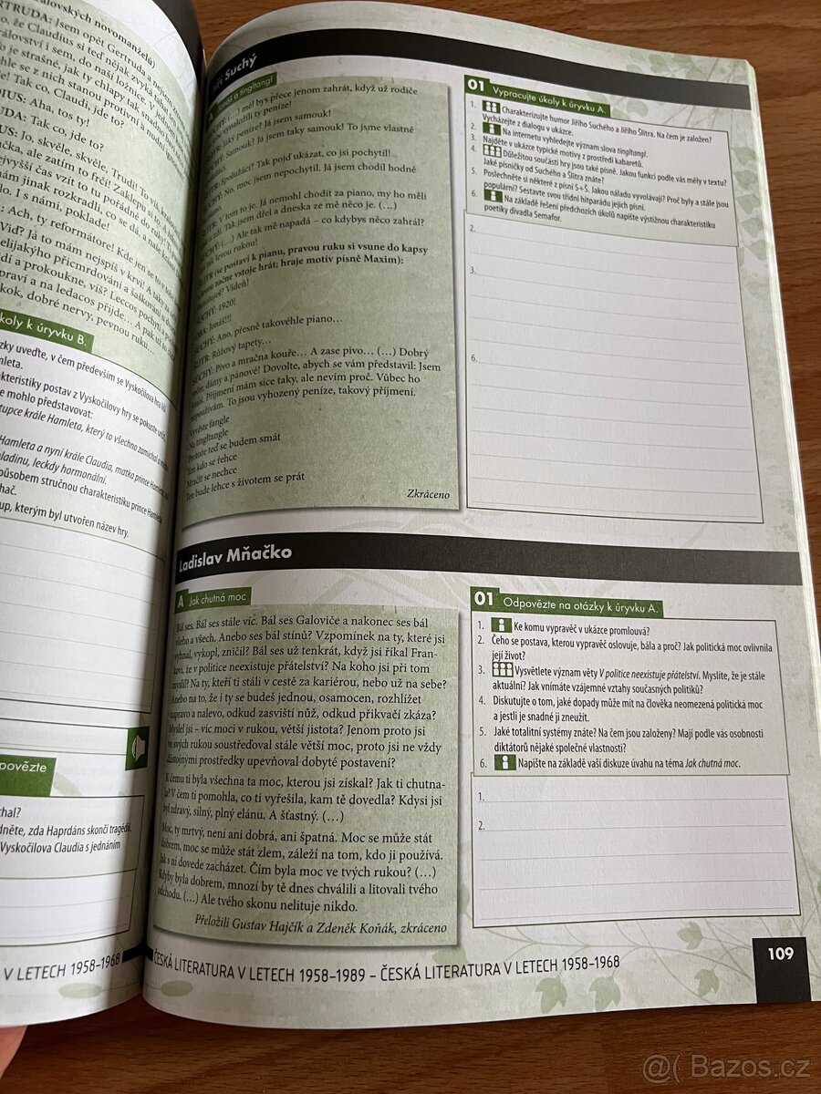 Literatura při 4. ročník středních škol - 5