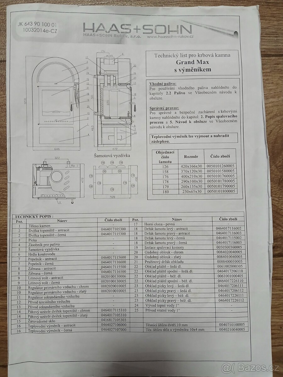 Krbová kamna s výměníkem - 5