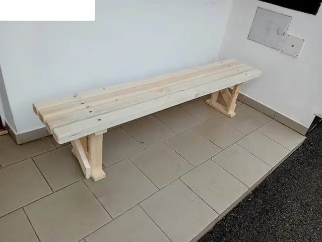 lavička bez opěrky zad tloustka lati 28 a 42mm - 5