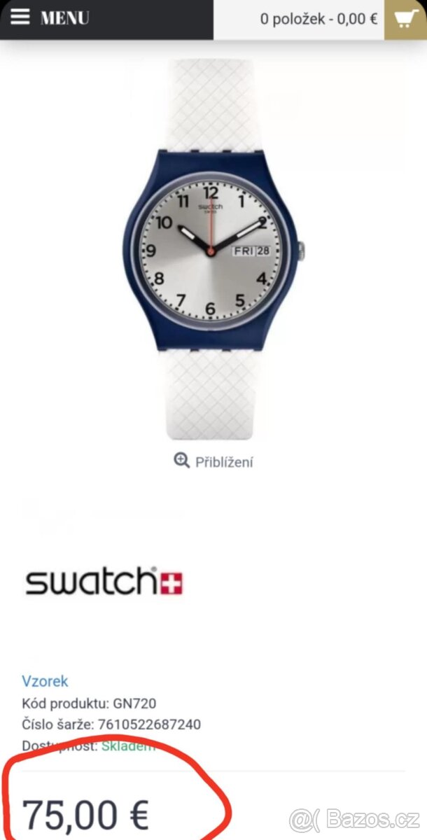 Swatch Gent (bílé a kárované) - 5