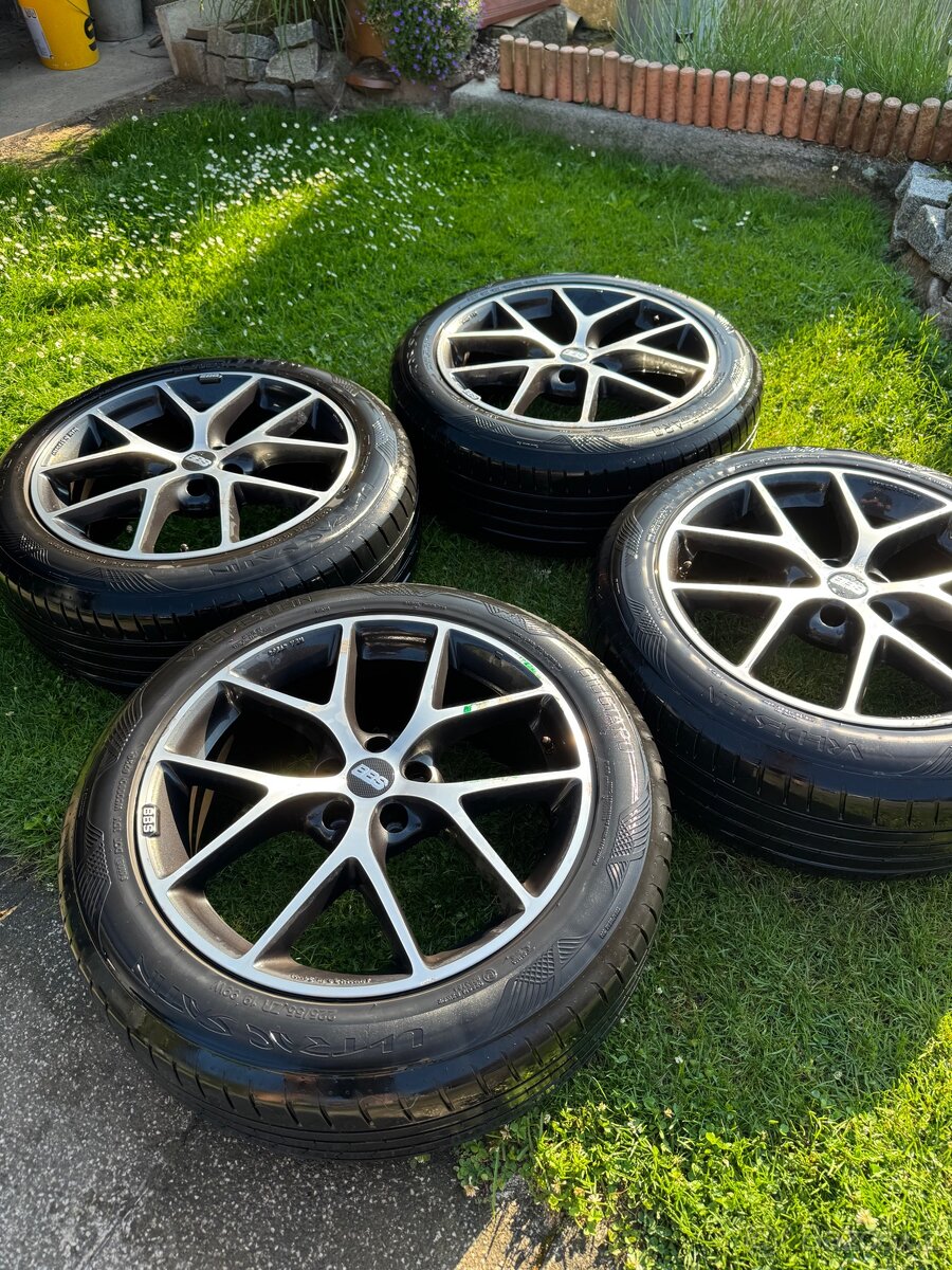 4x BBS 19” alu kola – 5×114.3 – s pneu zdarma - 5