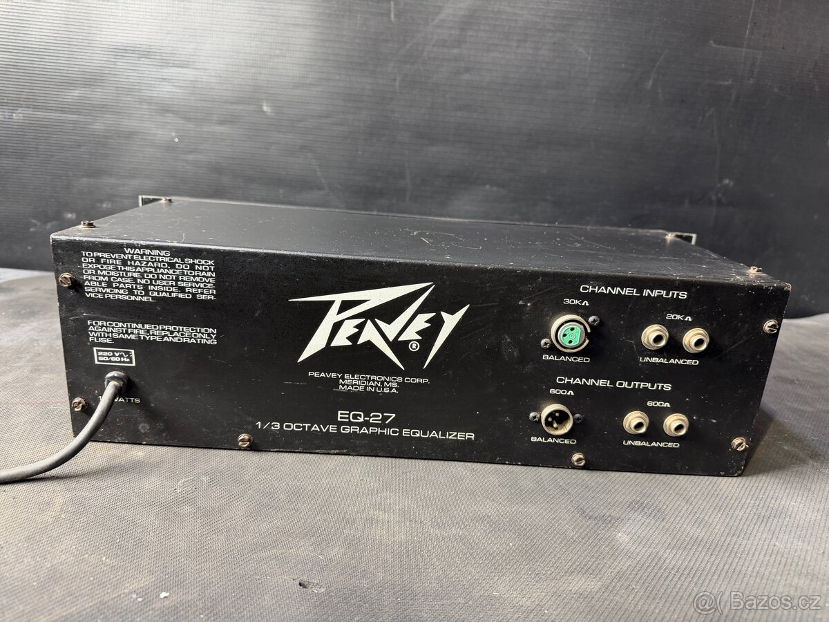 Peavey EQ-27 1/3 Octave Graphic Equalizer Vintage EQ - 5